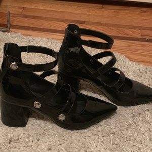 Kensie Patent Leather Mary Janes